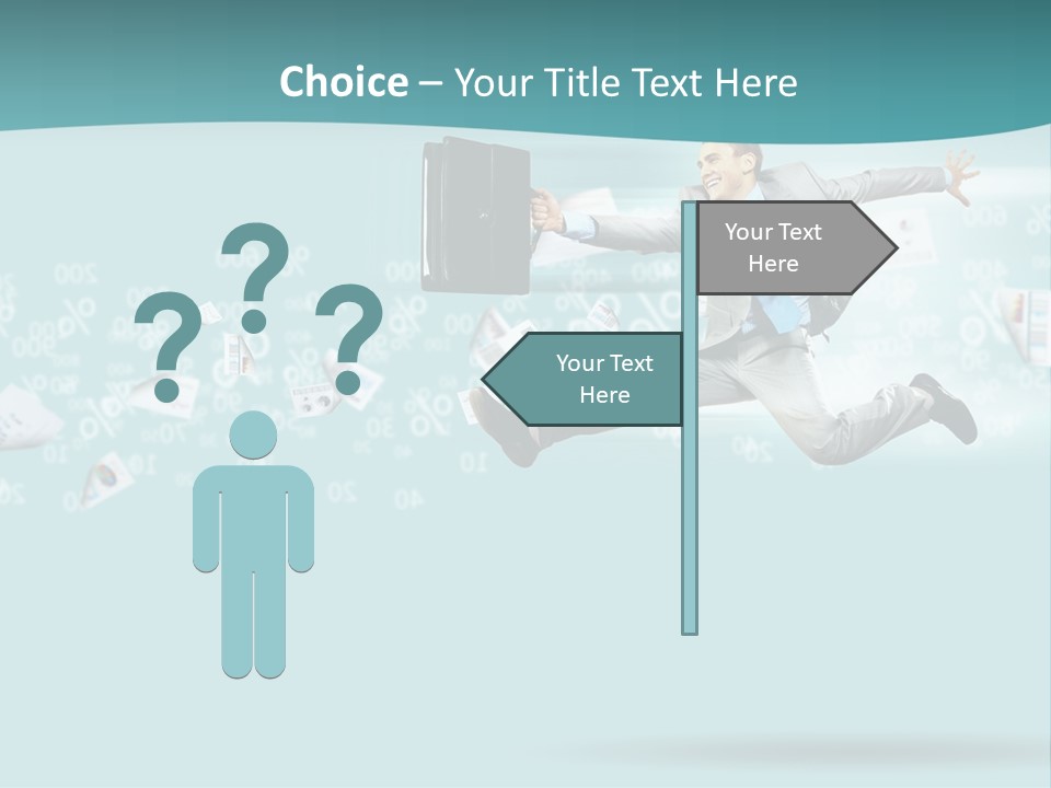 Paper Executive Economic PowerPoint Template