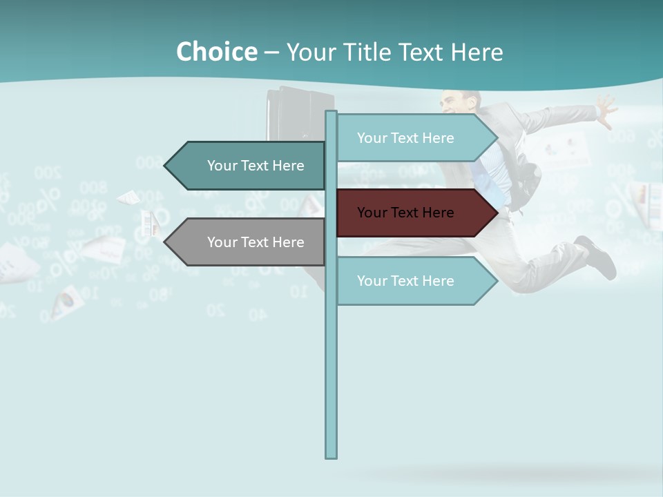 Paper Executive Economic PowerPoint Template