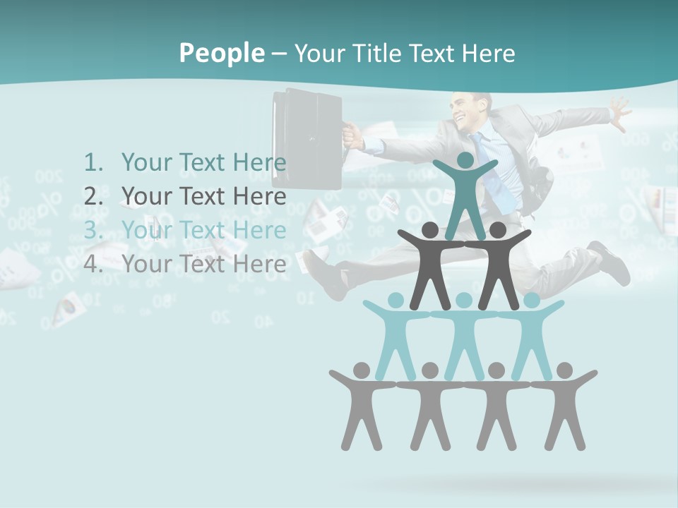 Paper Executive Economic PowerPoint Template