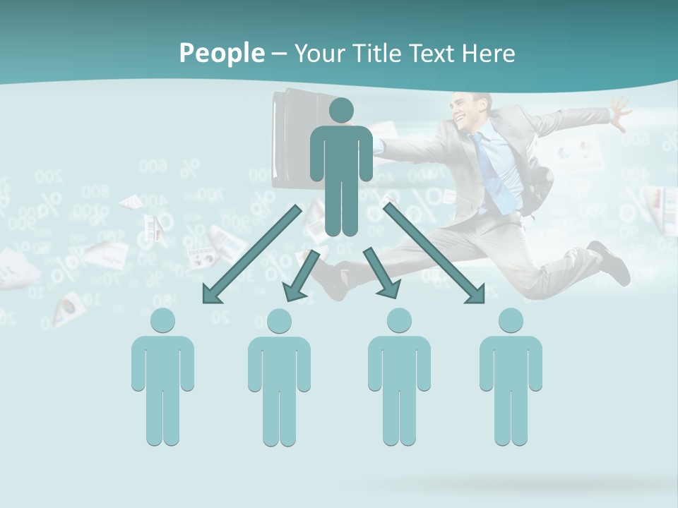 Paper Executive Economic PowerPoint Template