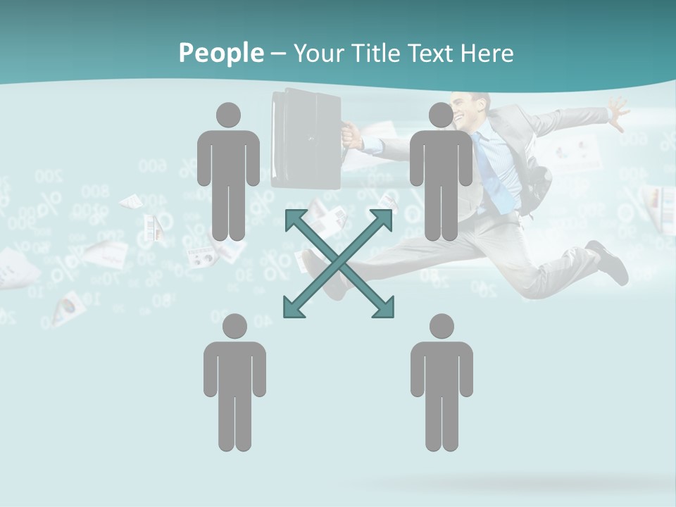 Paper Executive Economic PowerPoint Template