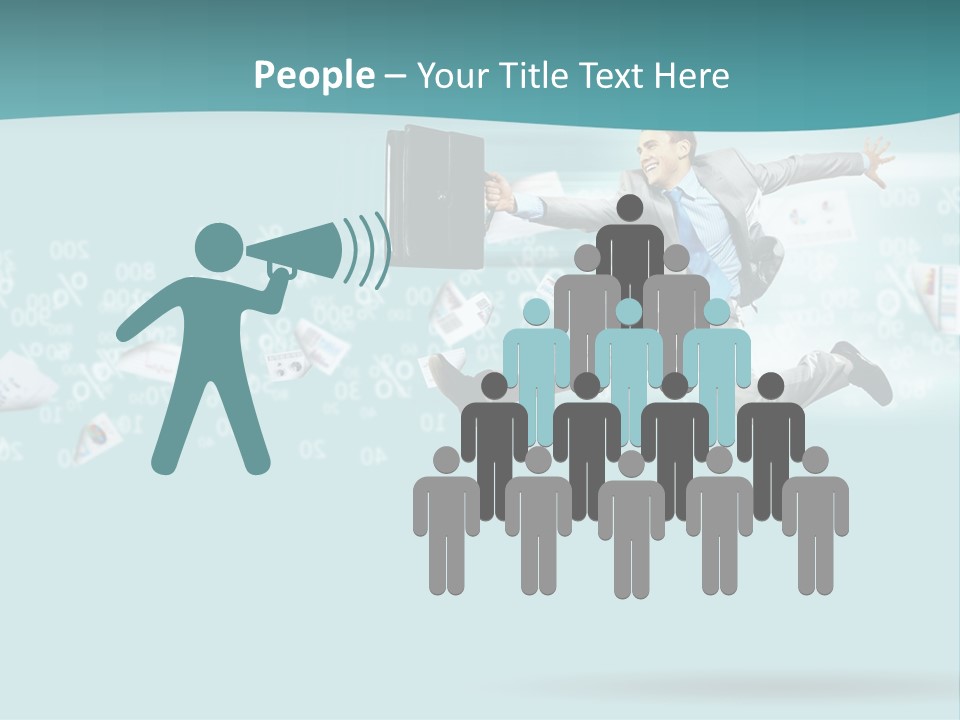 Paper Executive Economic PowerPoint Template