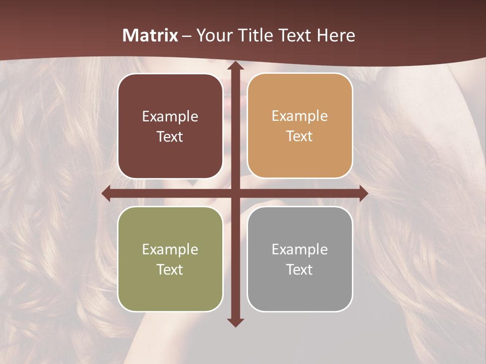 Lady Caucasian Sensual PowerPoint Template