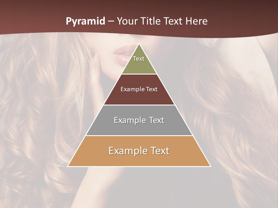 Lady Caucasian Sensual PowerPoint Template