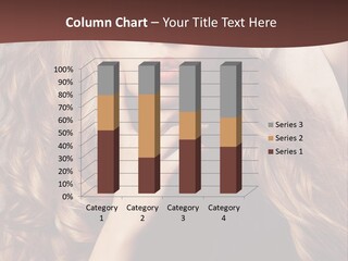 Lady Caucasian Sensual PowerPoint Template