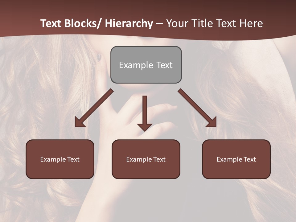 Lady Caucasian Sensual PowerPoint Template