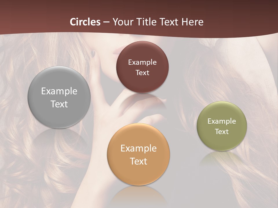 Lady Caucasian Sensual PowerPoint Template