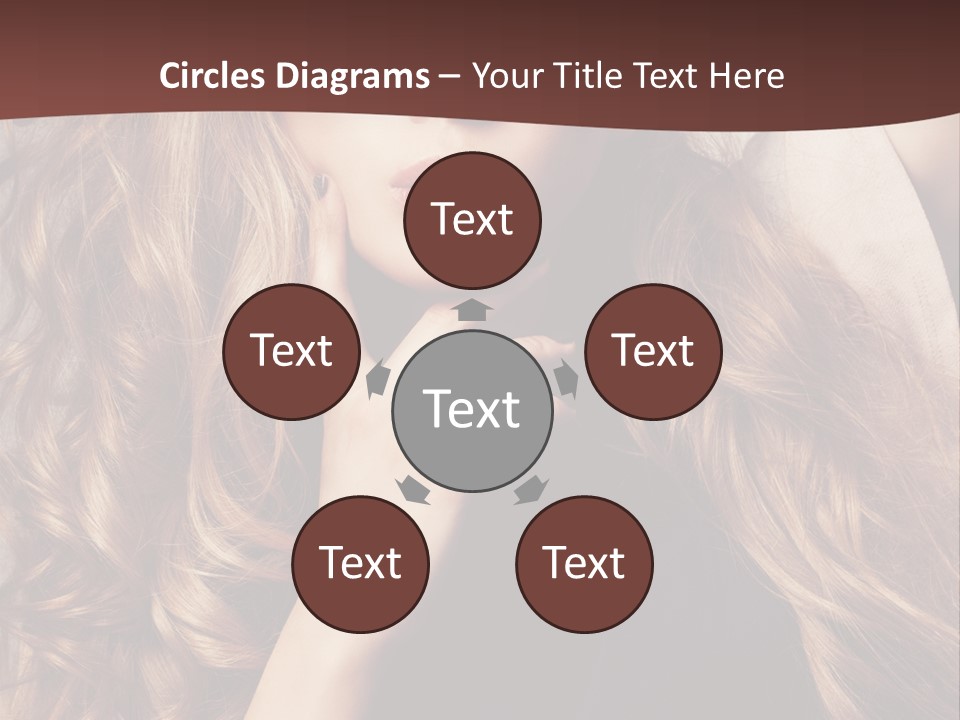 Lady Caucasian Sensual PowerPoint Template