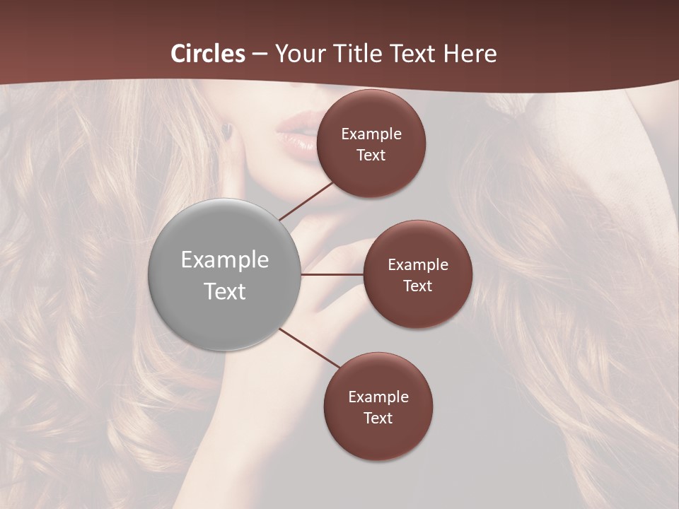 Lady Caucasian Sensual PowerPoint Template