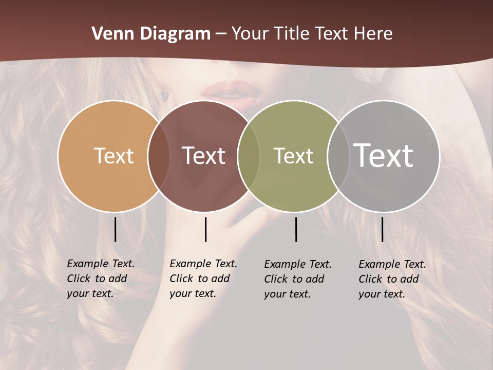 Lady Caucasian Sensual PowerPoint Template