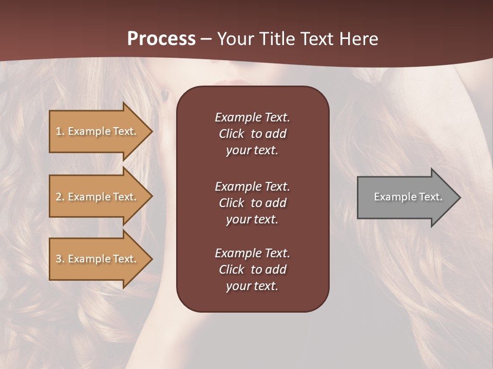 Lady Caucasian Sensual PowerPoint Template
