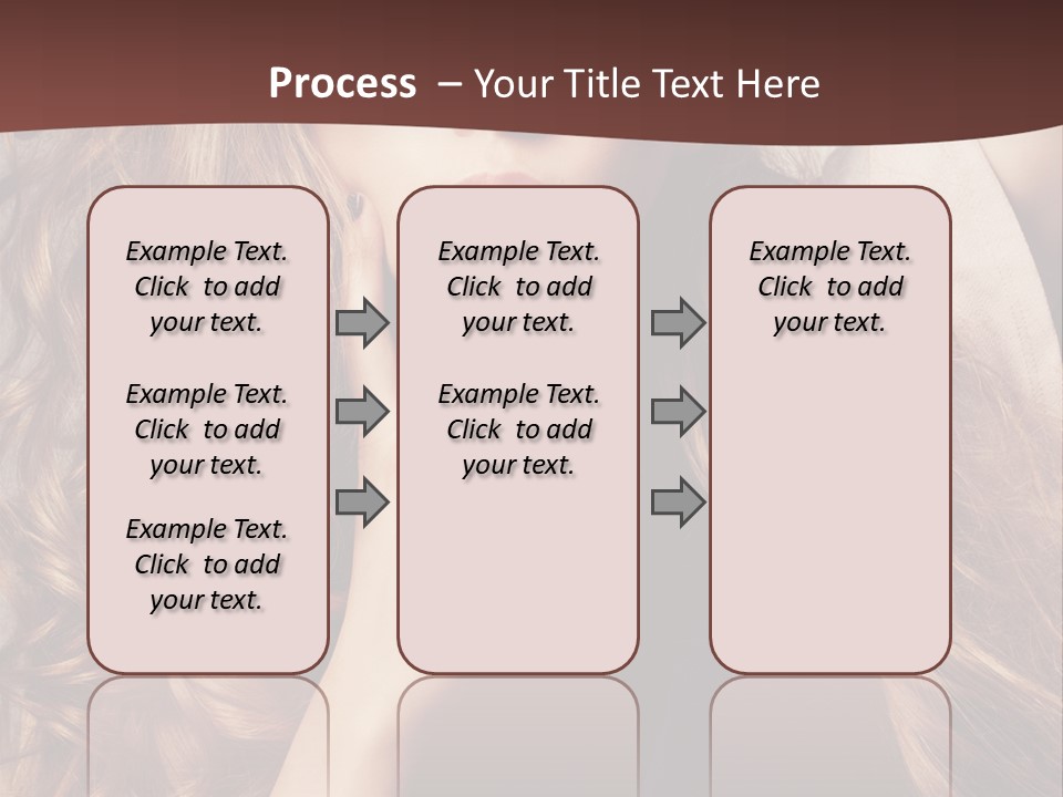 Lady Caucasian Sensual PowerPoint Template