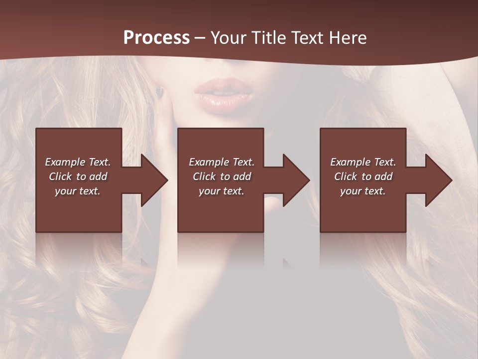 Lady Caucasian Sensual PowerPoint Template