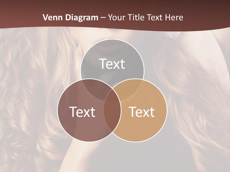 Lady Caucasian Sensual PowerPoint Template