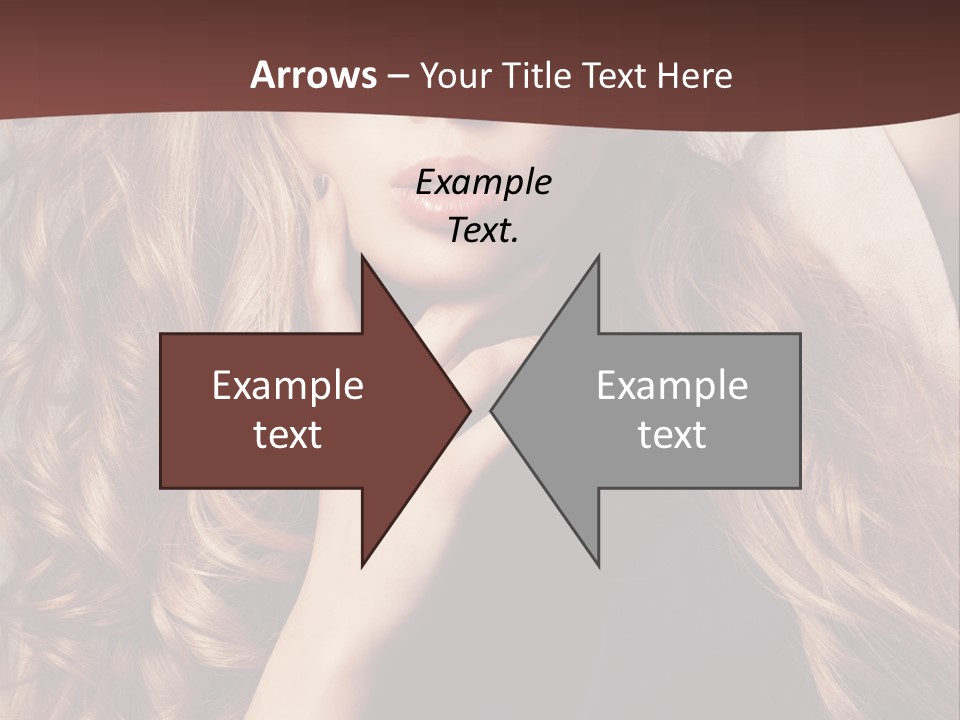 Lady Caucasian Sensual PowerPoint Template