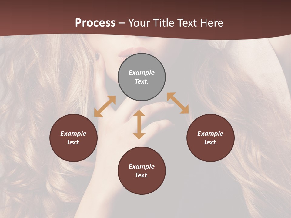 Lady Caucasian Sensual PowerPoint Template