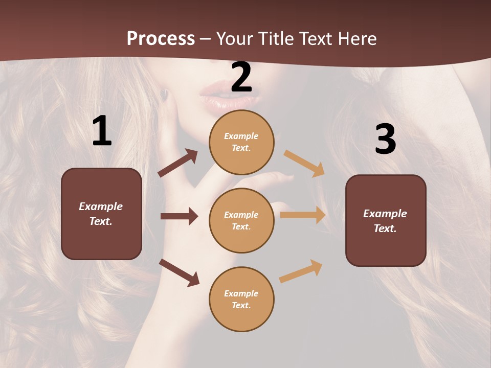 Lady Caucasian Sensual PowerPoint Template