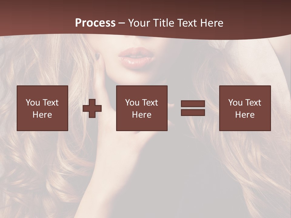 Lady Caucasian Sensual PowerPoint Template