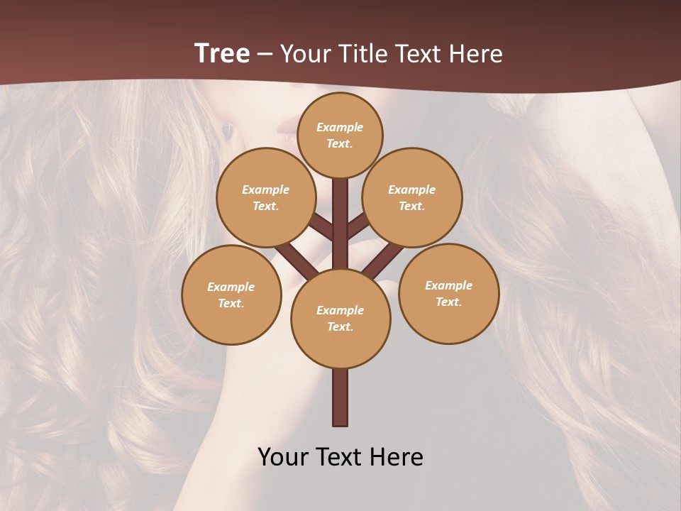 Lady Caucasian Sensual PowerPoint Template