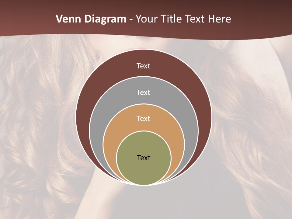 Lady Caucasian Sensual PowerPoint Template