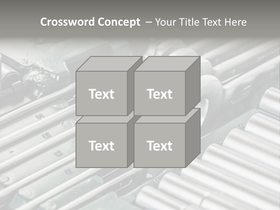 Plier Object Bag PowerPoint Template