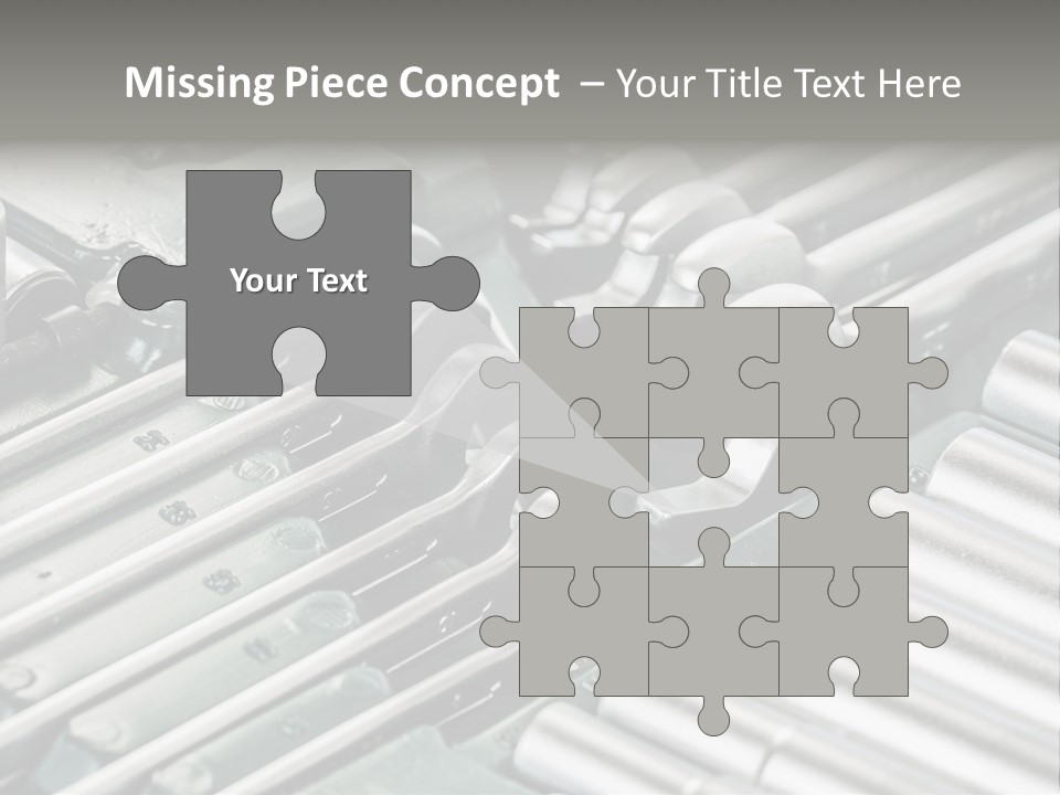 Plier Object Bag PowerPoint Template