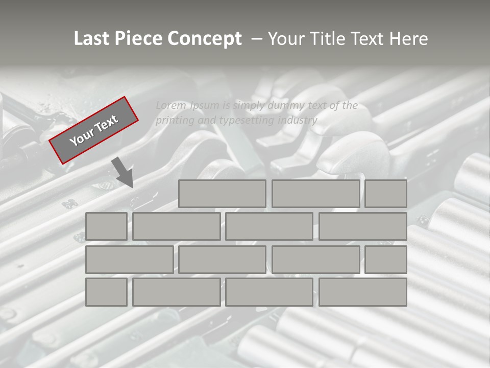 Plier Object Bag PowerPoint Template