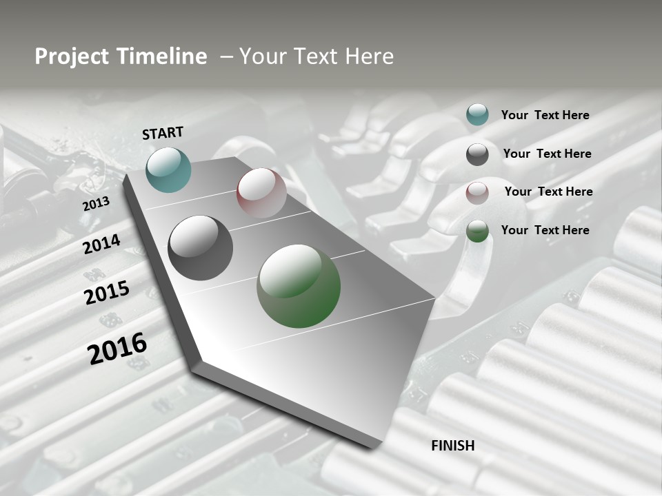 Plier Object Bag PowerPoint Template