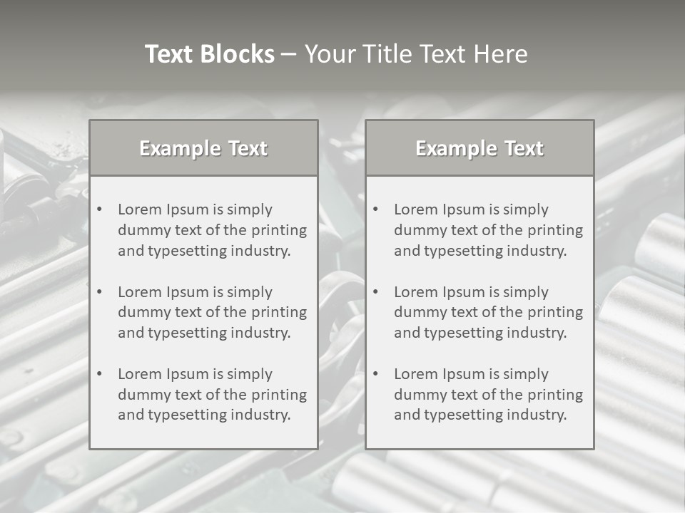 Plier Object Bag PowerPoint Template