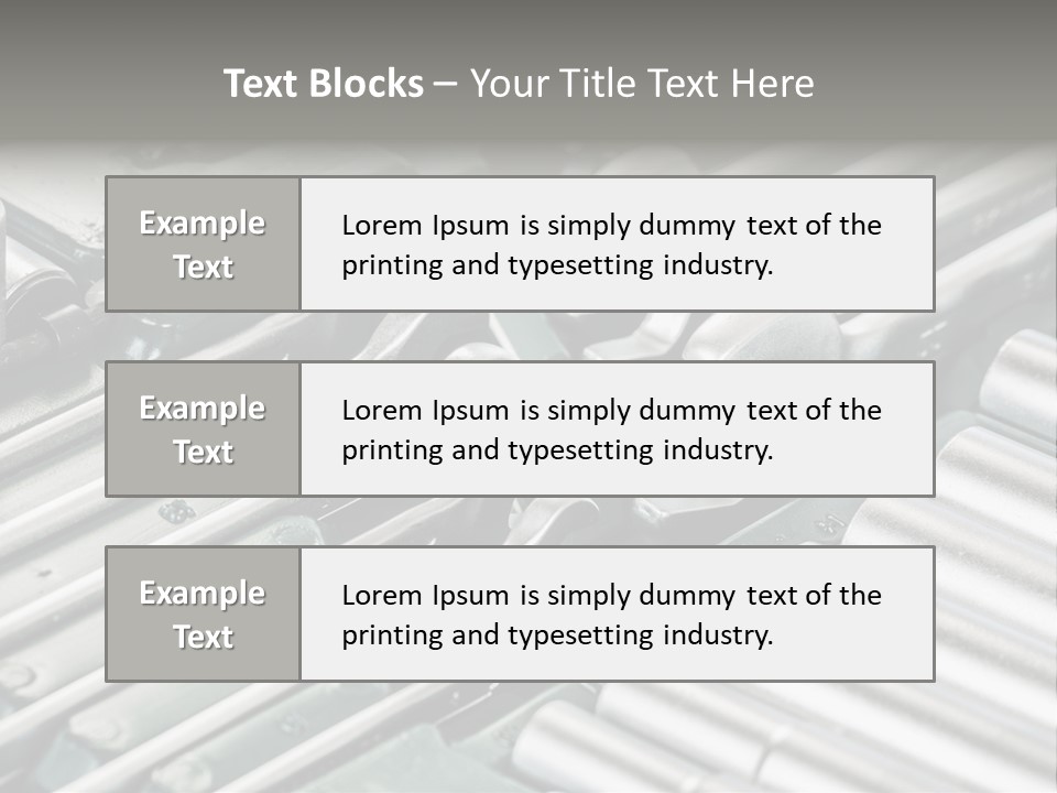 Plier Object Bag PowerPoint Template