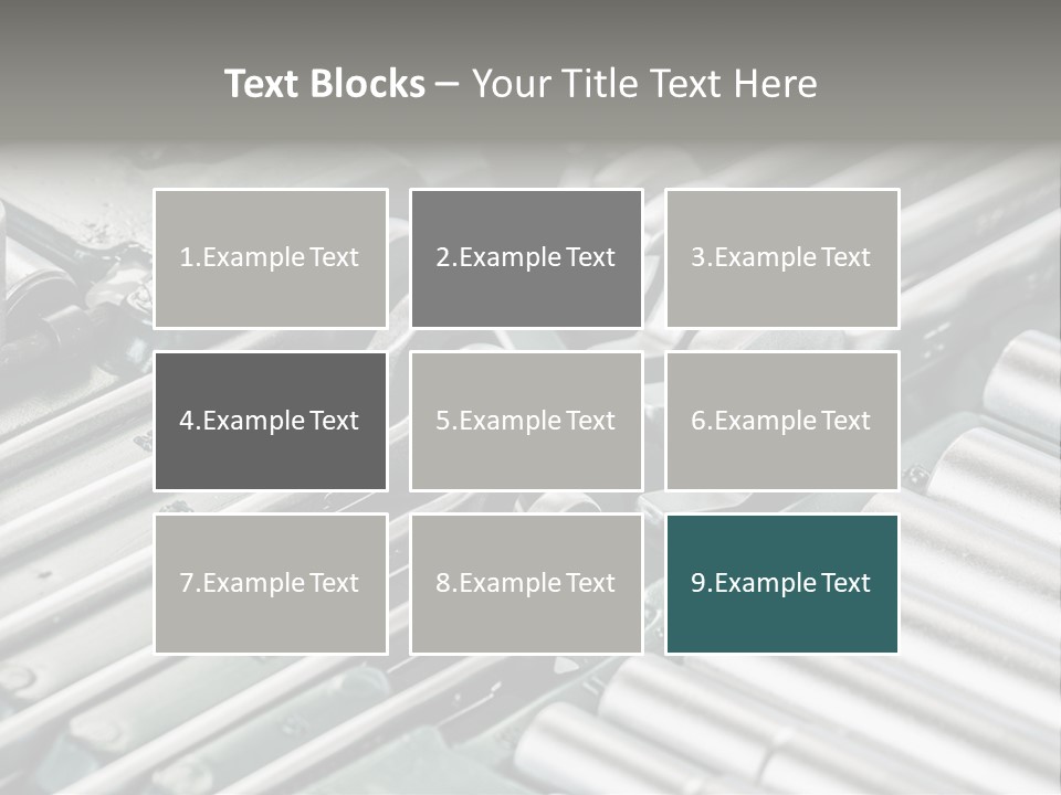 Plier Object Bag PowerPoint Template