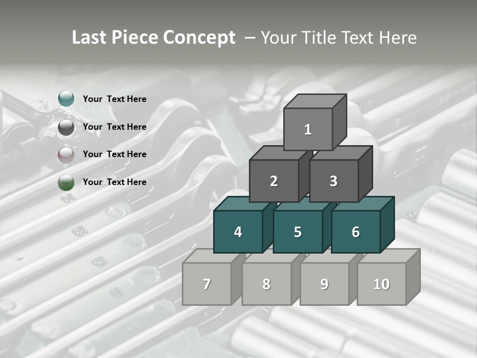 Plier Object Bag PowerPoint Template
