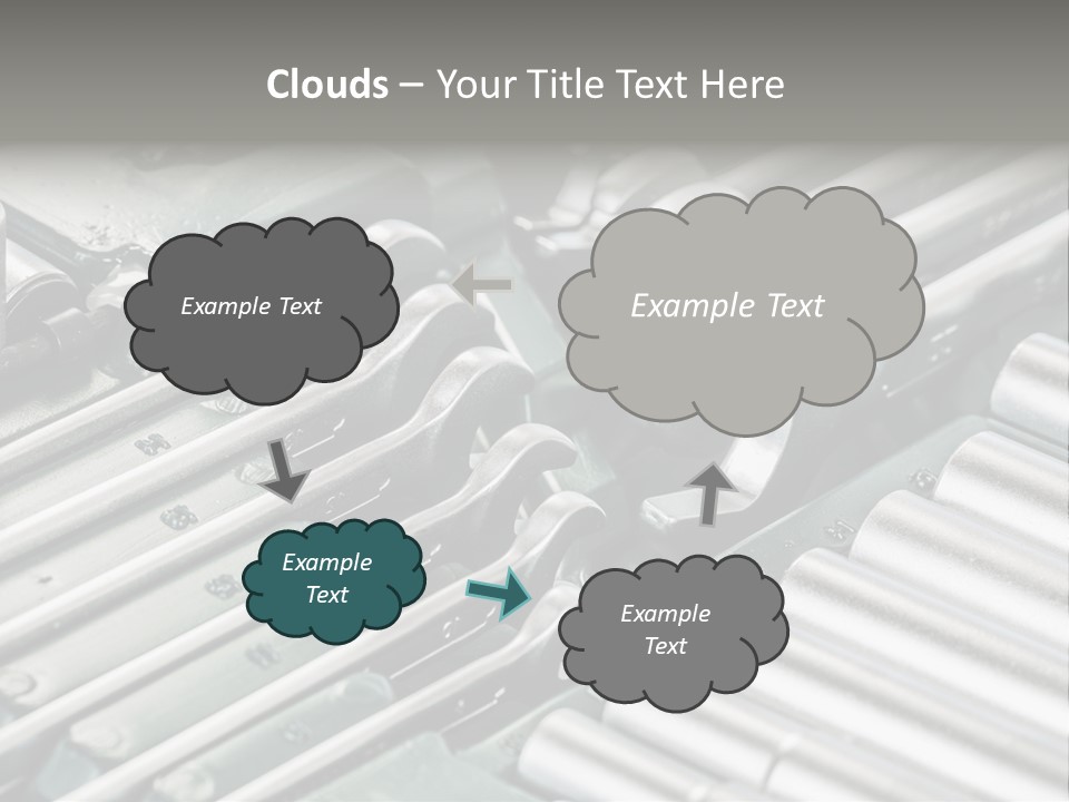Plier Object Bag PowerPoint Template