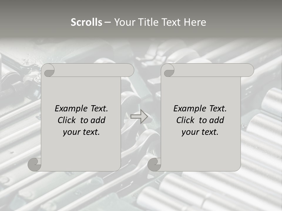 Plier Object Bag PowerPoint Template