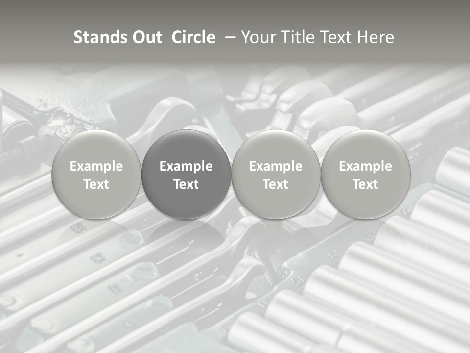 Plier Object Bag PowerPoint Template