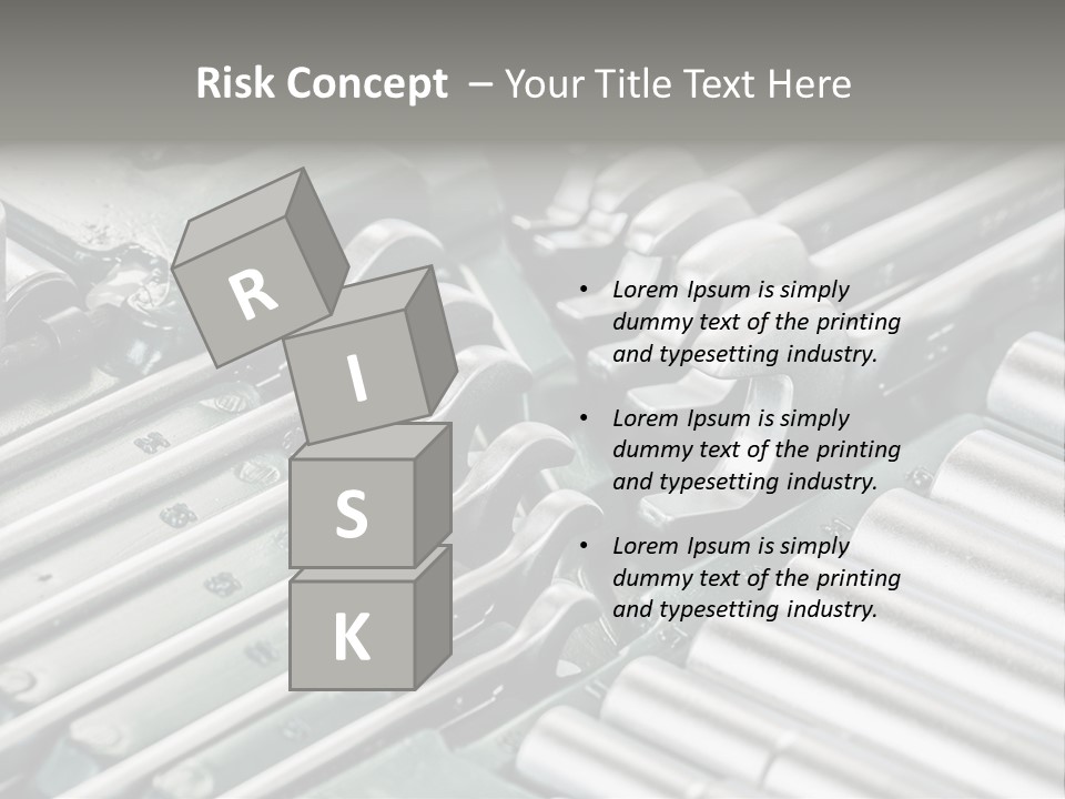 Plier Object Bag PowerPoint Template