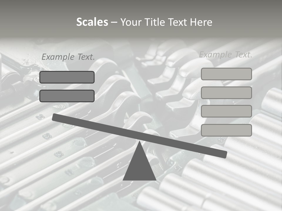 Plier Object Bag PowerPoint Template