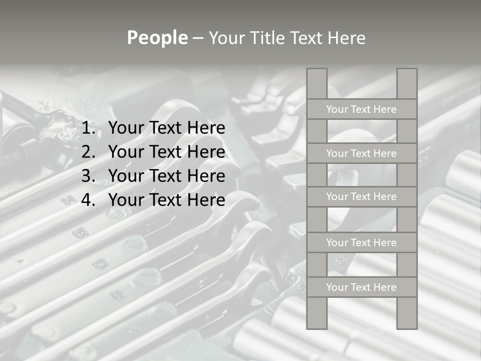 Plier Object Bag PowerPoint Template