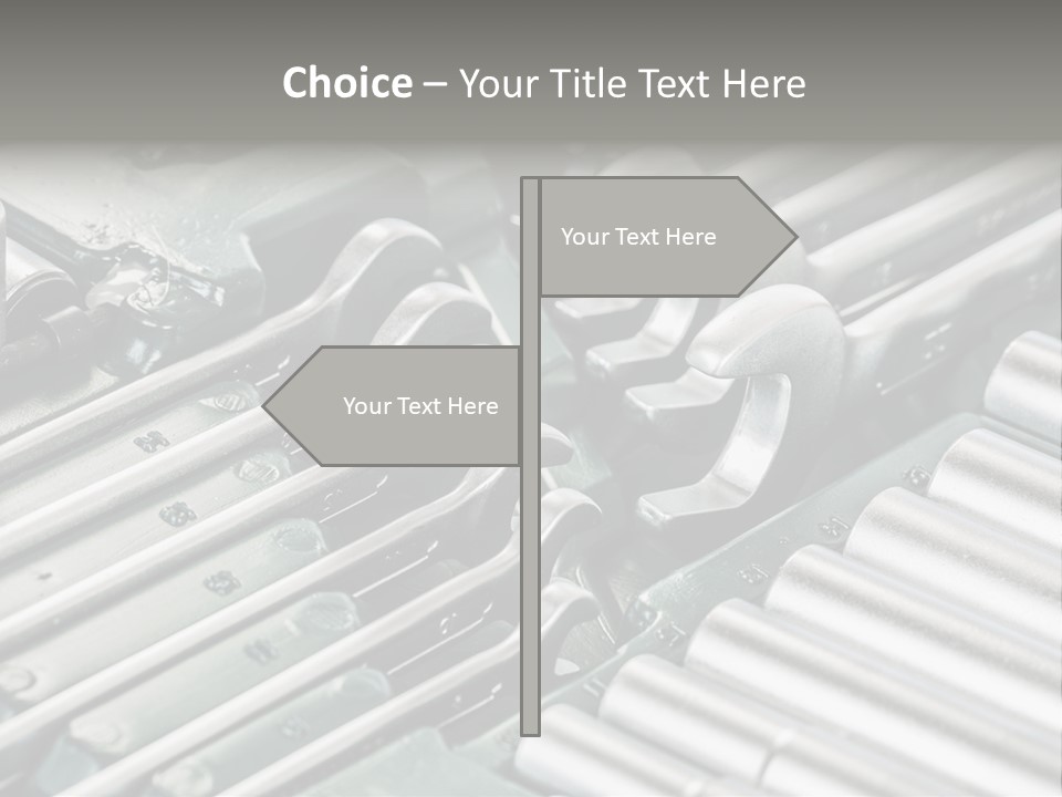 Plier Object Bag PowerPoint Template