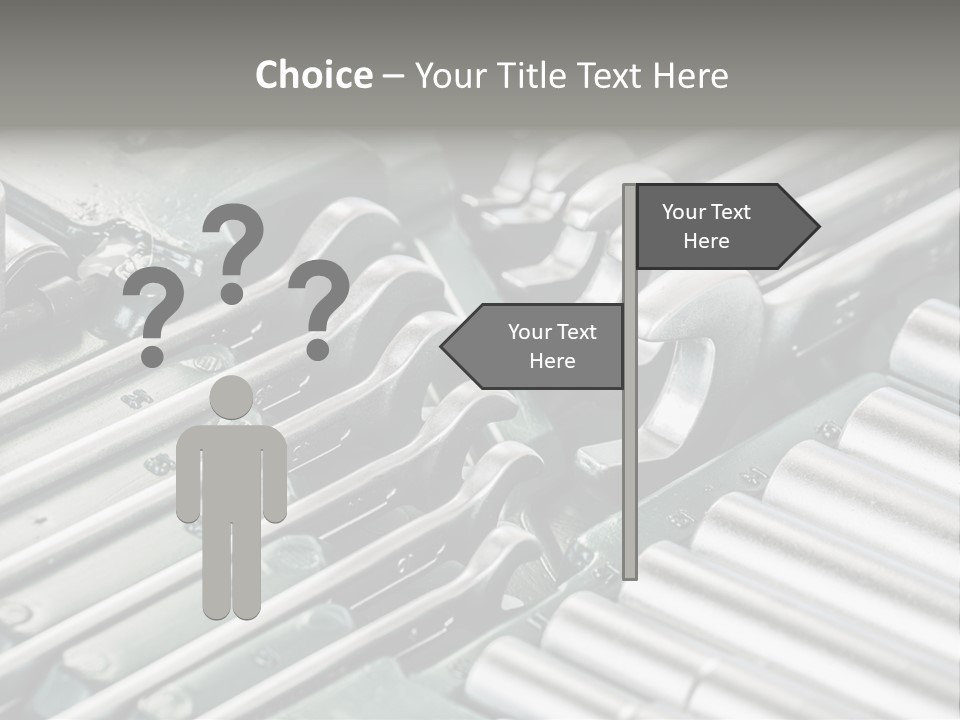 Plier Object Bag PowerPoint Template