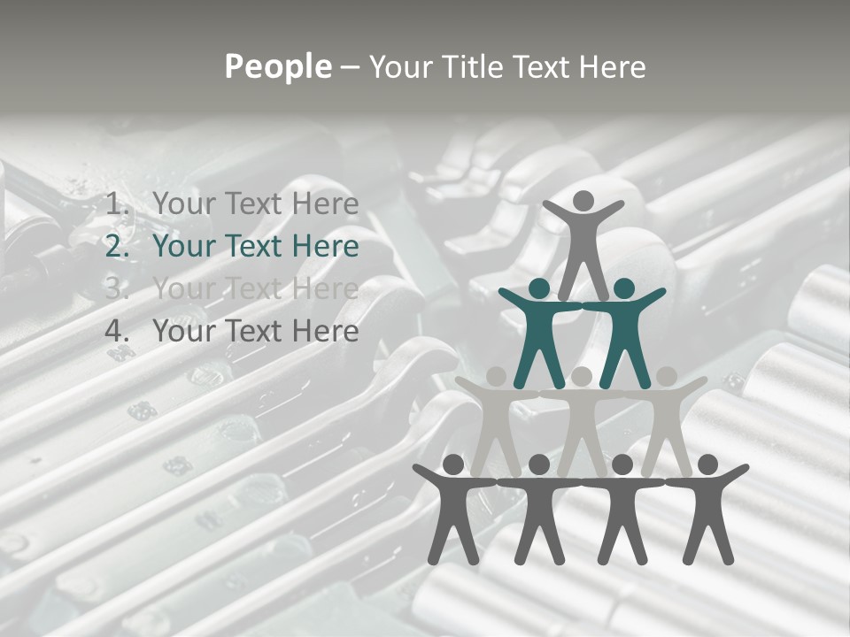 Plier Object Bag PowerPoint Template