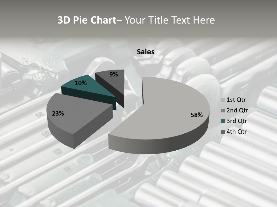 Plier Object Bag PowerPoint Template
