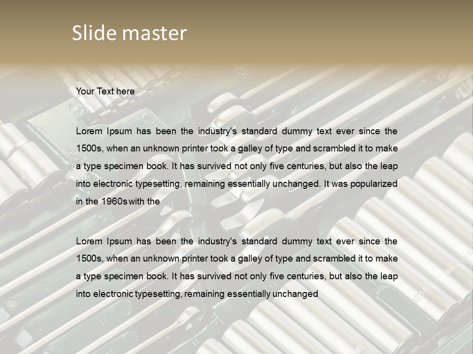 Shiny Black Stack PowerPoint Template