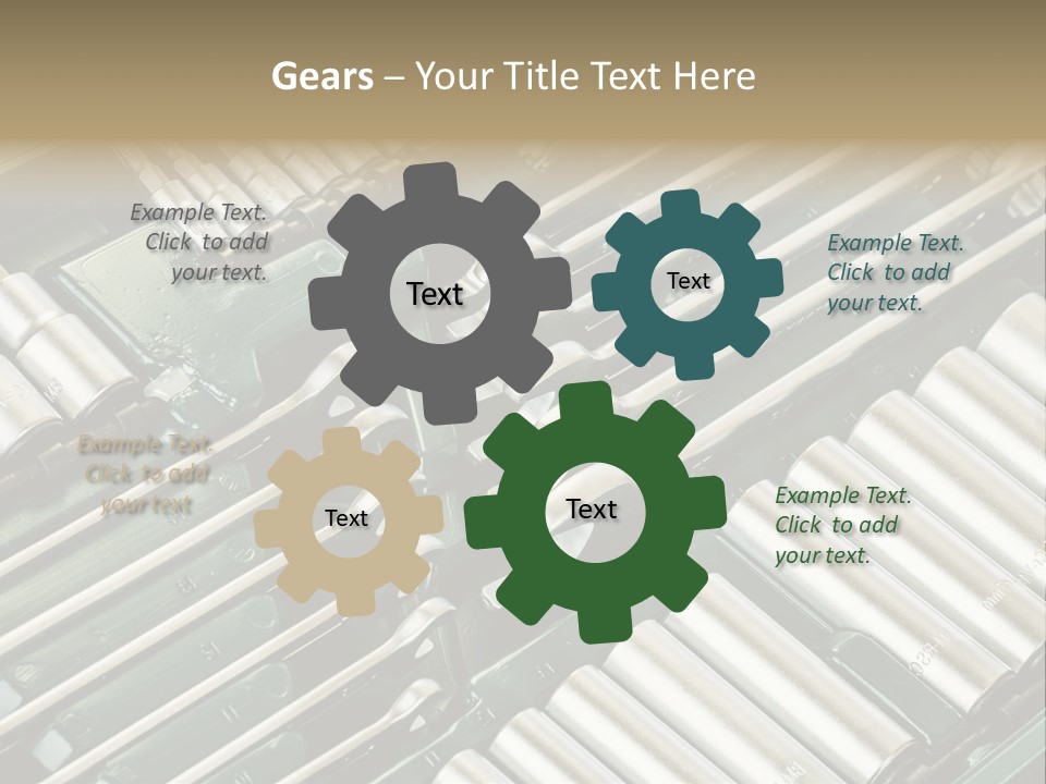 Shiny Black Stack PowerPoint Template