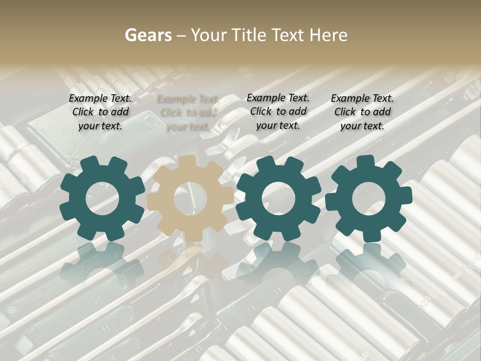 Shiny Black Stack PowerPoint Template