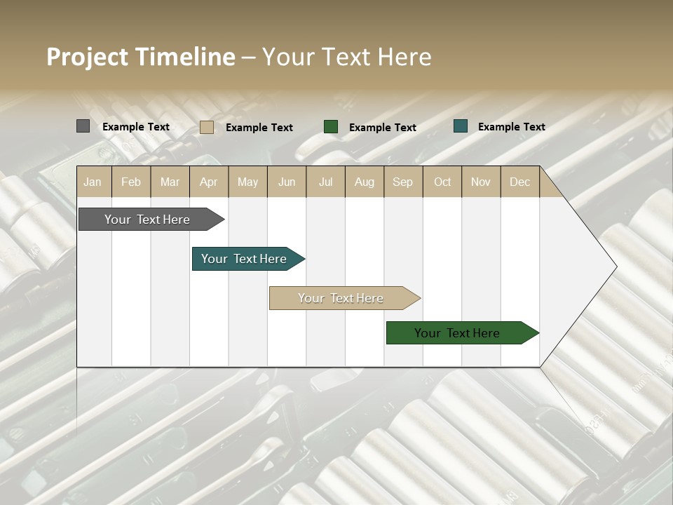 Shiny Black Stack PowerPoint Template