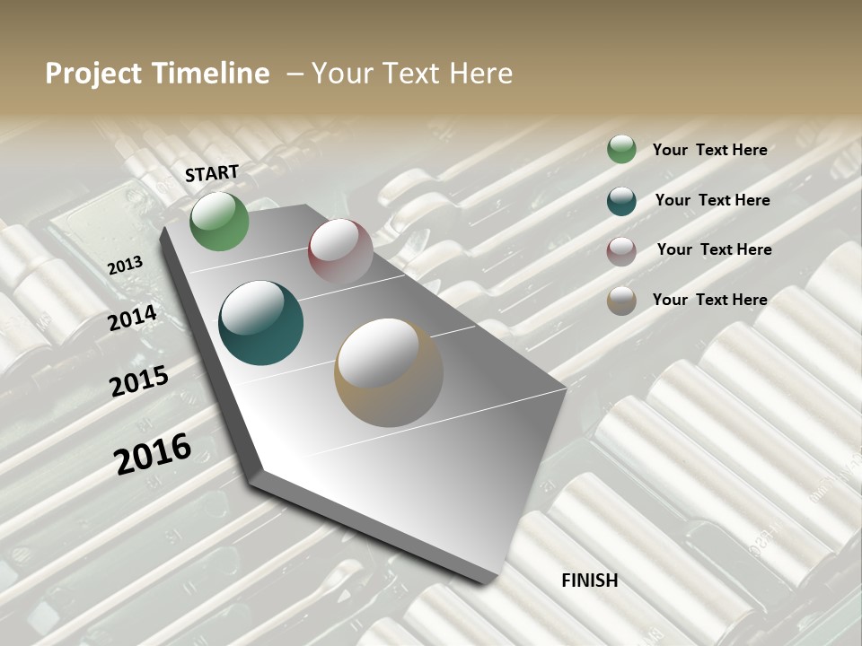 Shiny Black Stack PowerPoint Template
