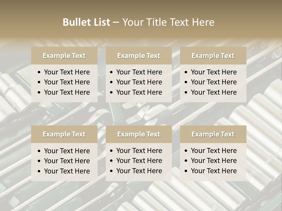 Shiny Black Stack PowerPoint Template