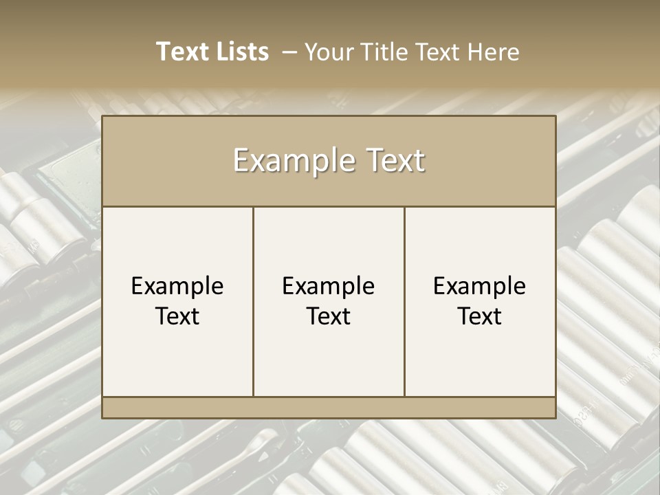 Shiny Black Stack PowerPoint Template