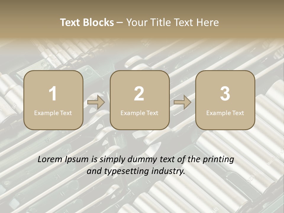 Shiny Black Stack PowerPoint Template